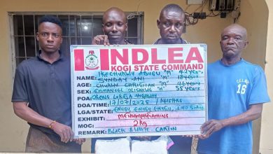 NDLEA arrests wanted drug kingpin with 11.6kg cocaine, meth, Raids Lagos hotel, recovers party drugs