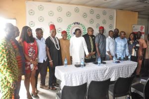 Some MAJAN members and and the executives of the NidigboAmaka progressive Market Association